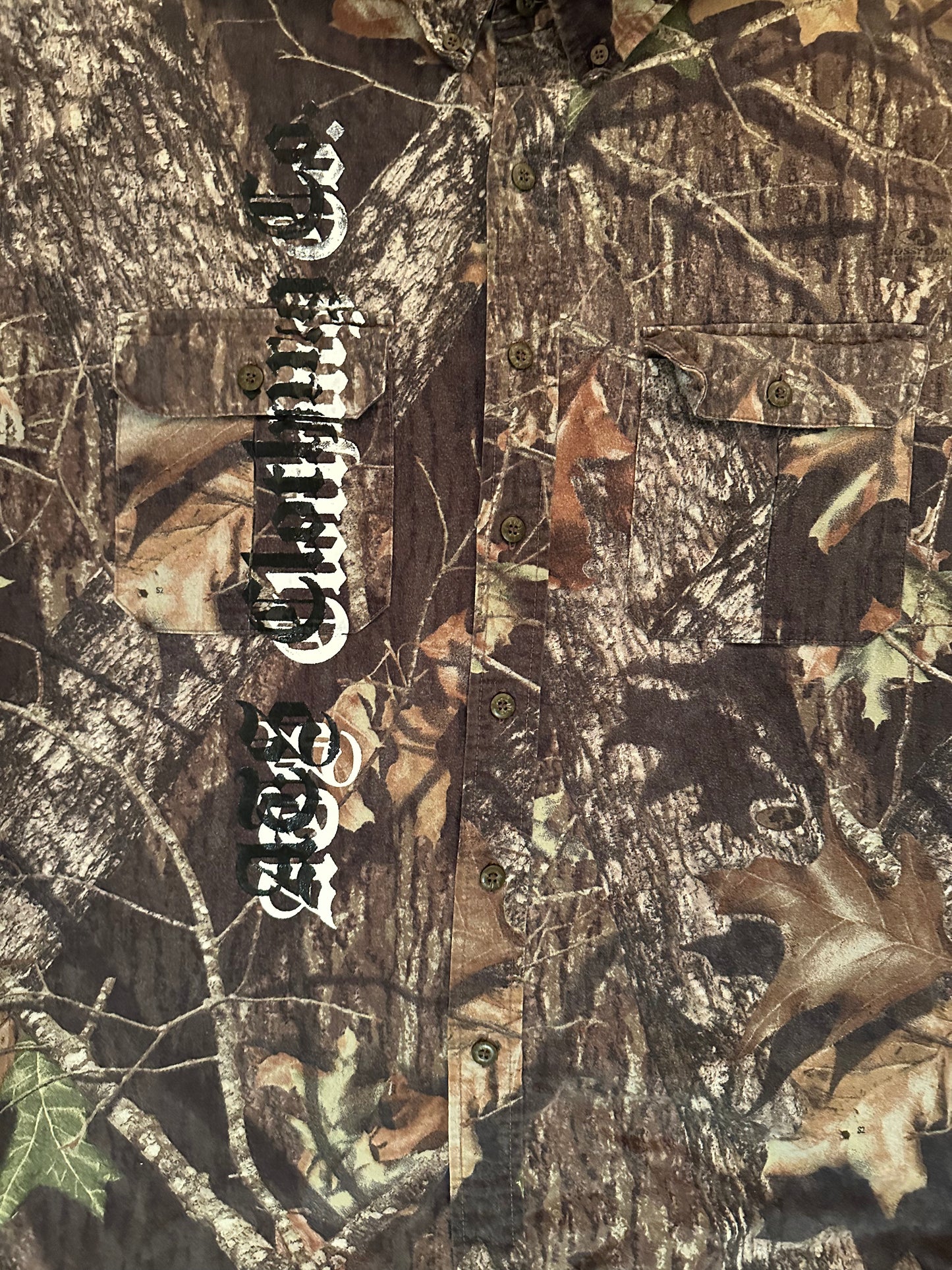 “Renewal” Camo Button-Up Shirt