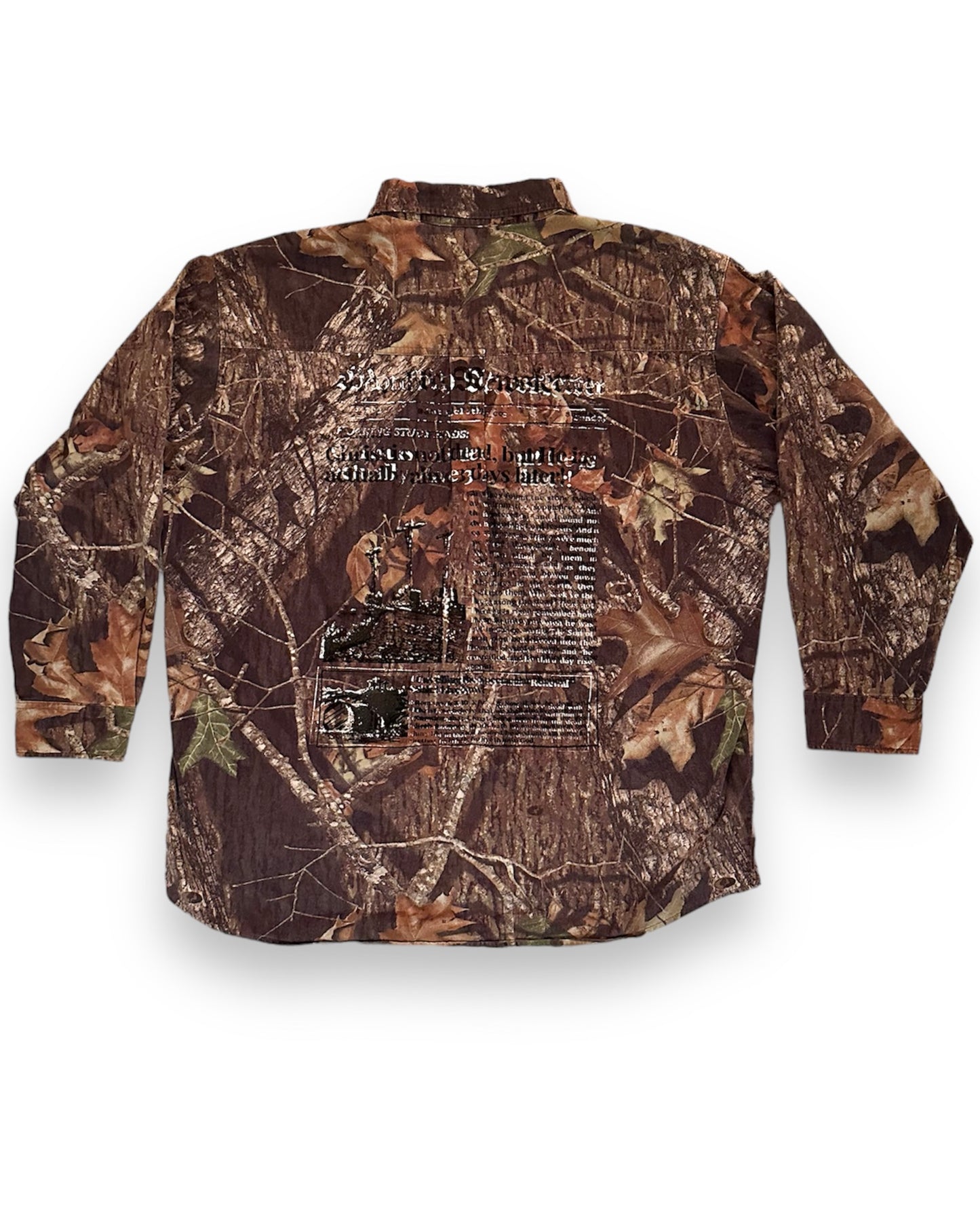 “Renewal” Camo Button-Up Shirt